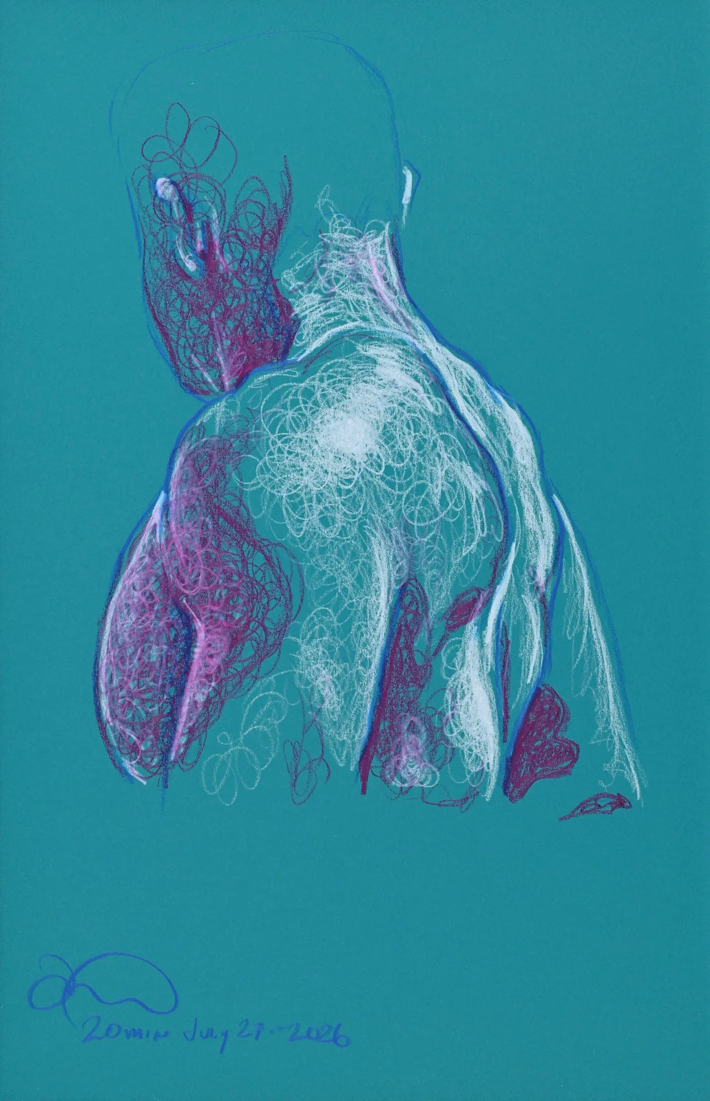 Standing figure by Riley Adamson