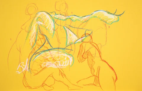 Gesture sheet by Riley Adamson