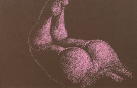 Lying-supine figure, front view by Riley Adamson