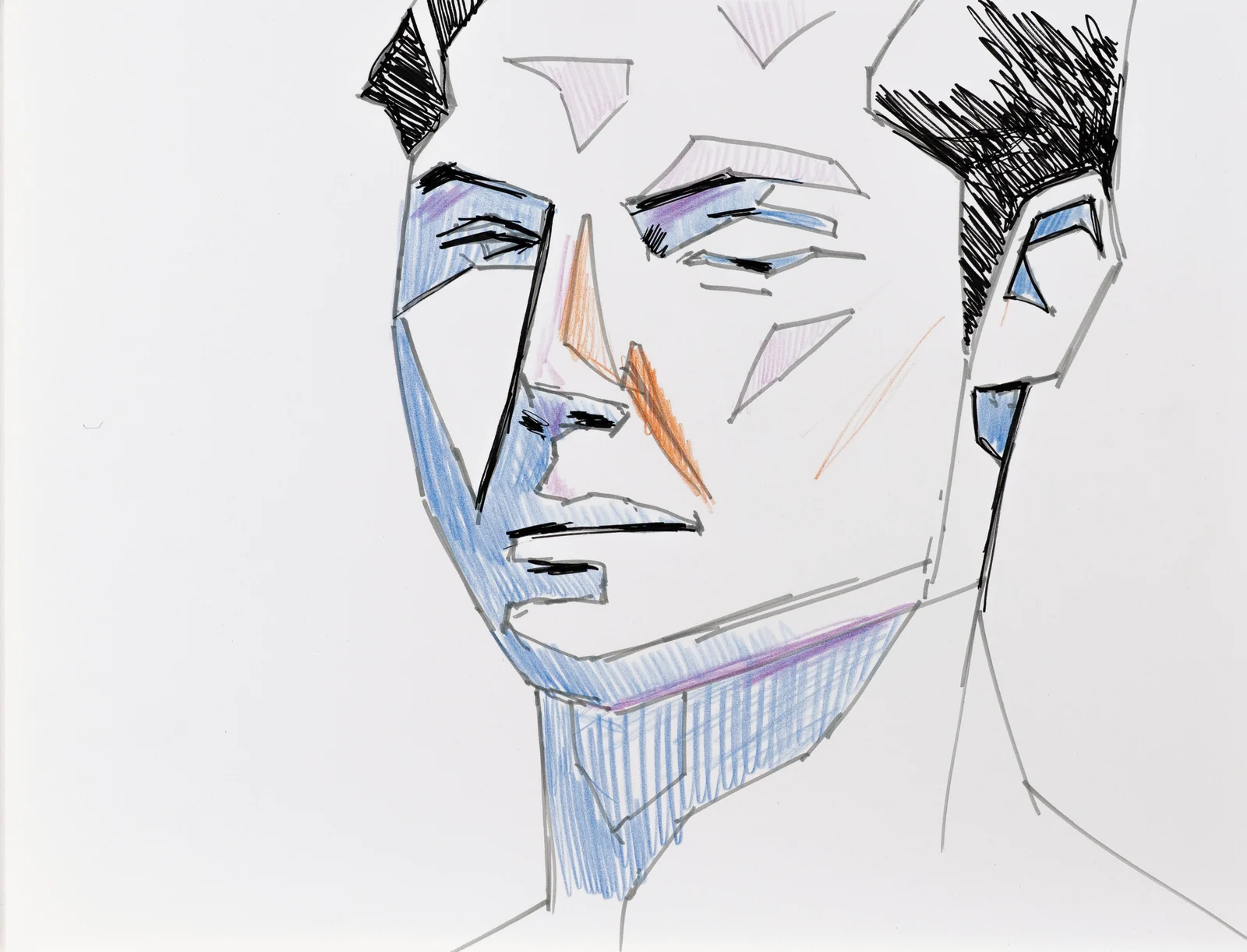 Figure drawing, front view by Riley Adamson