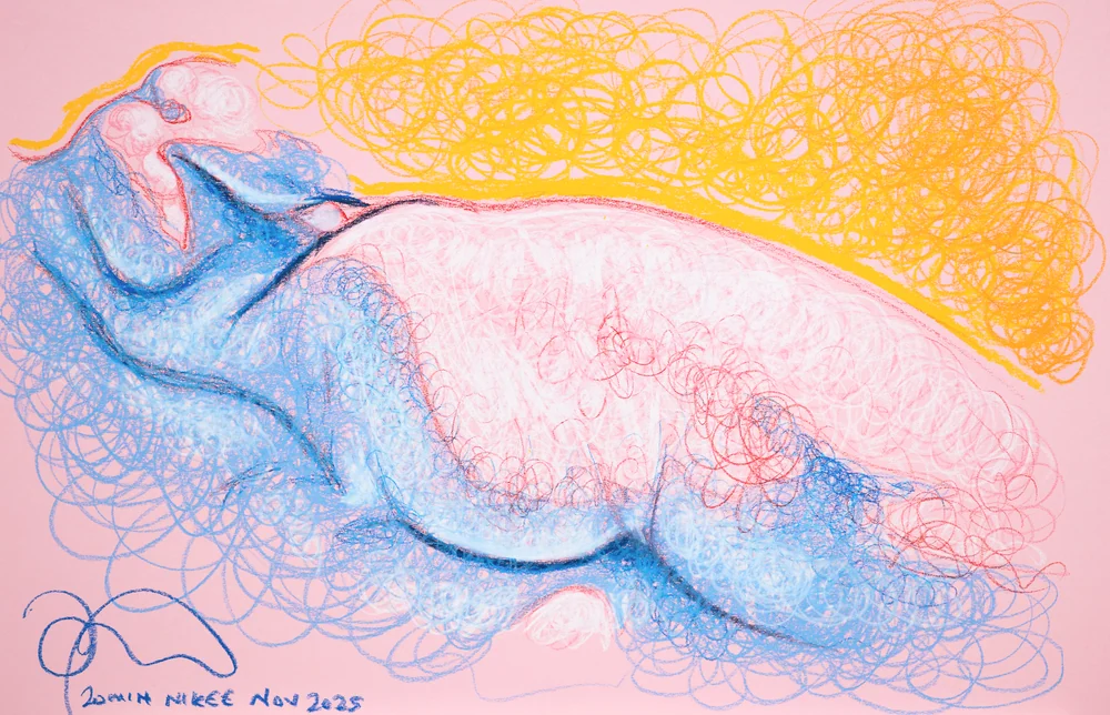Lying-side figure by Riley Adamson