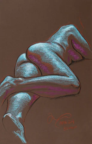 Lying-side figure, side view by Riley Adamson
