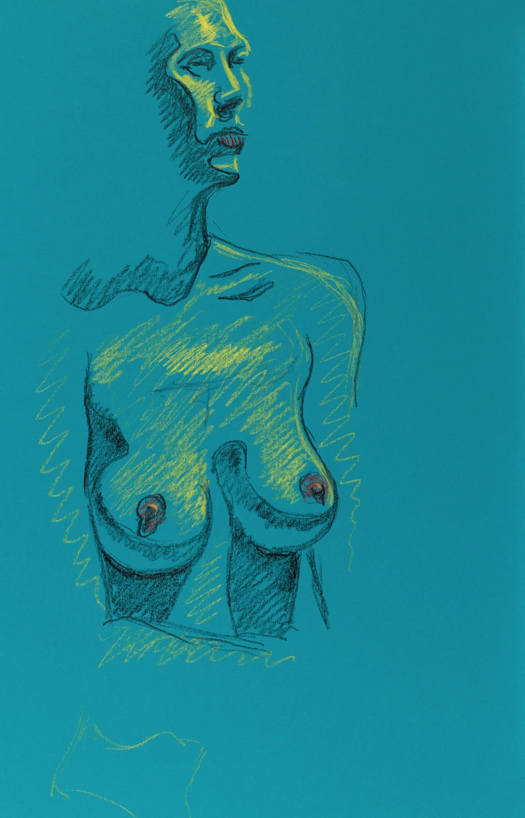 Standing figure, front view by Riley Adamson