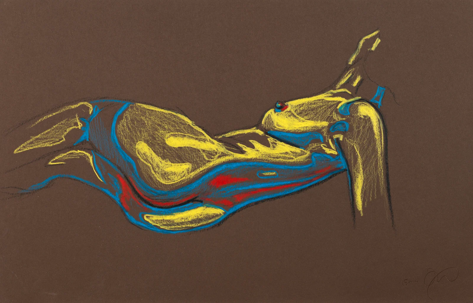 Lying-side figure, side view by Riley Adamson