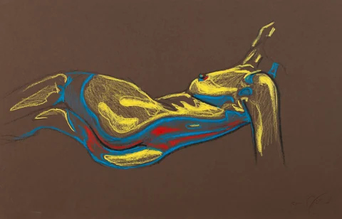 Lying-side figure, side view by Riley Adamson