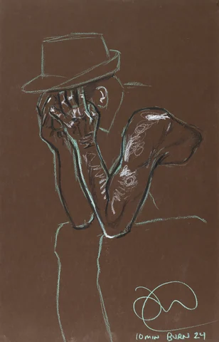 Standing figure, front view