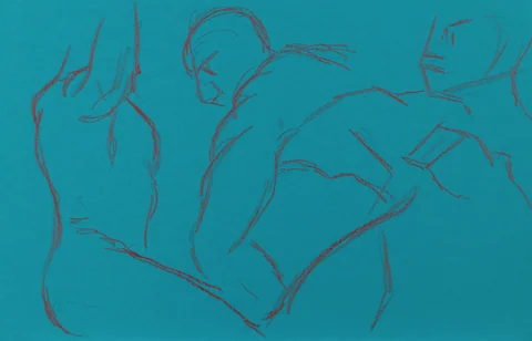 Gesture sheet by Riley Adamson