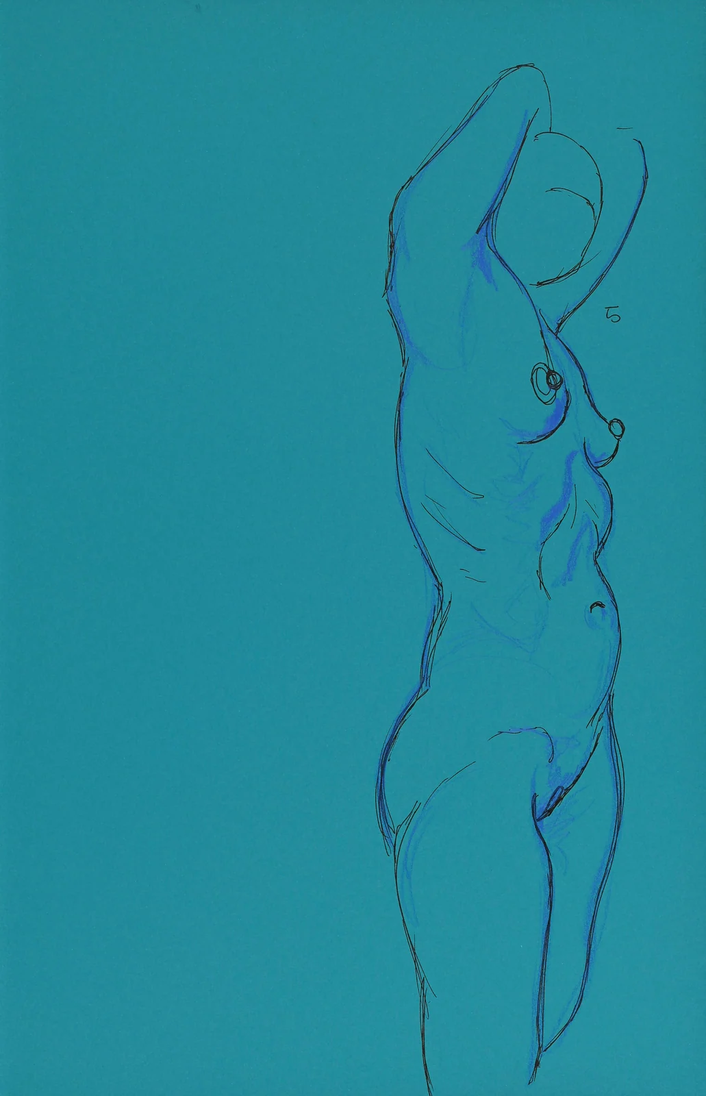 Standing figure, front view by Riley Adamson