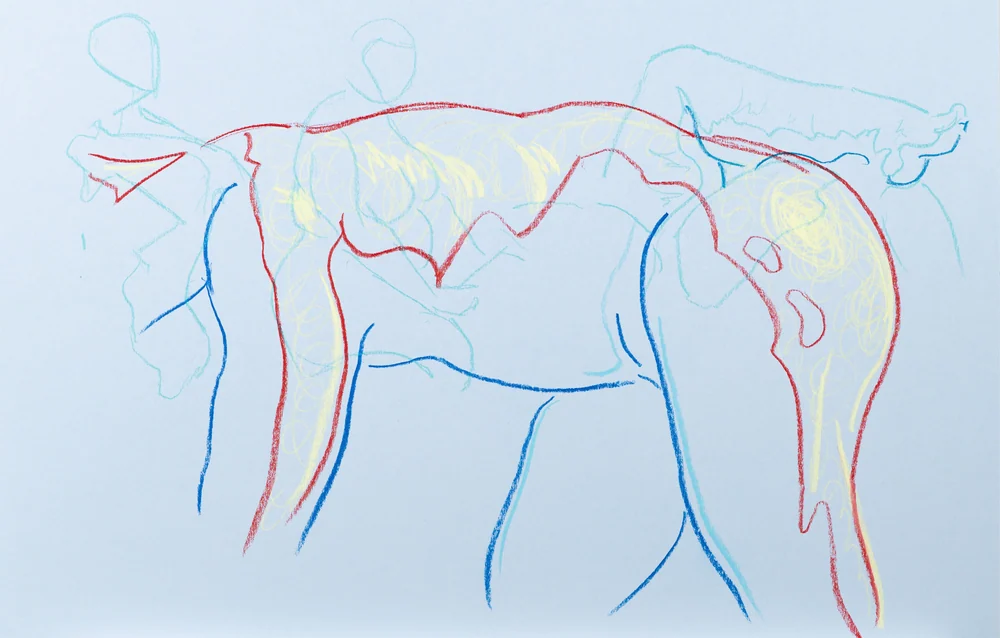 Gesture sheet by Riley Adamson