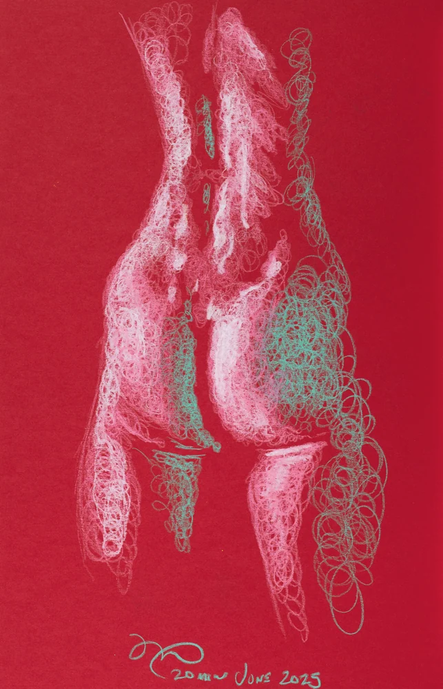 Standing figure, back view by Riley Adamson