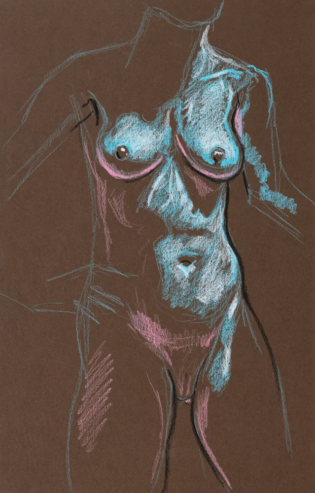 Standing figure, front view by Riley Adamson