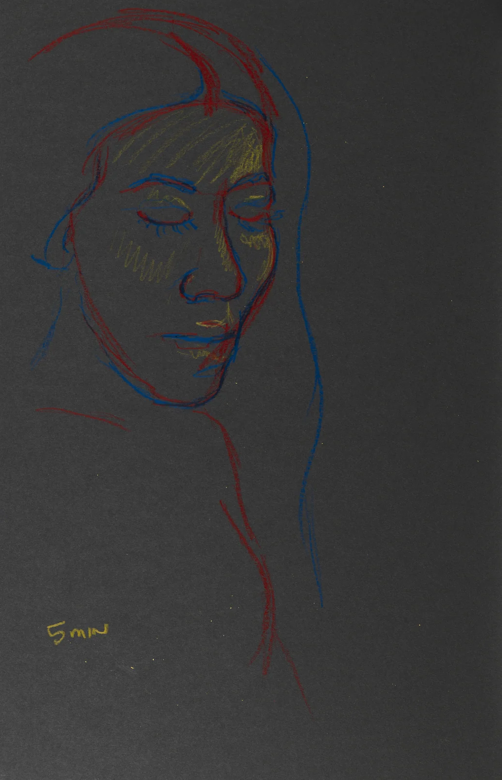Figure drawing, front view by Riley Adamson