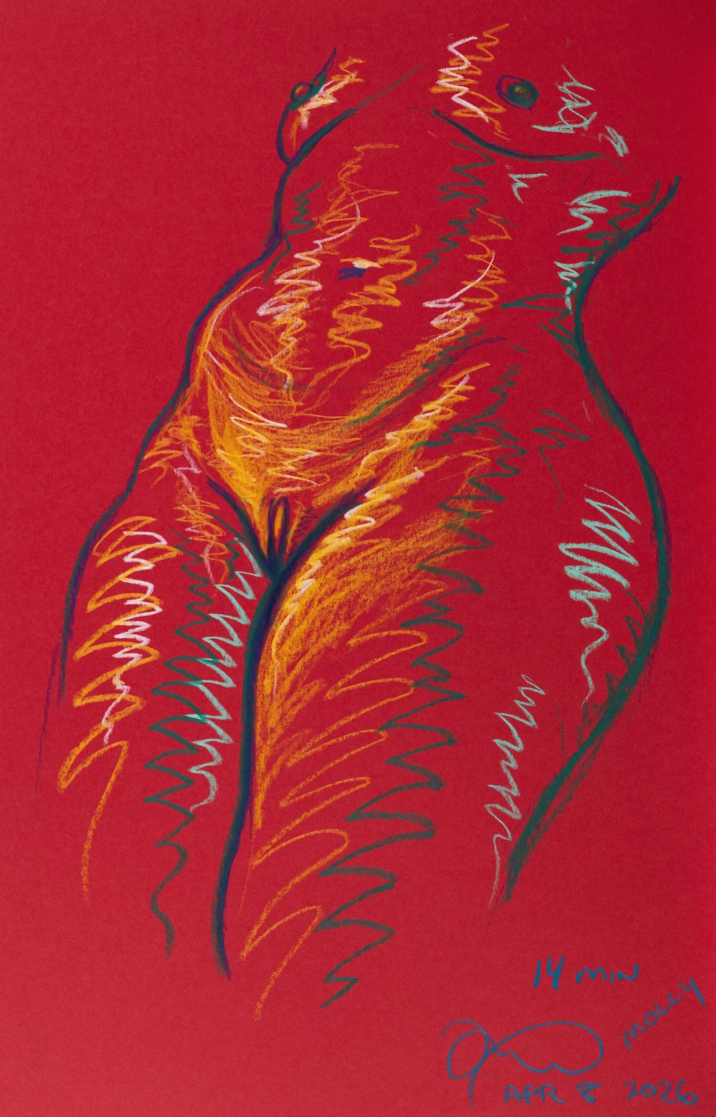 Standing figure, front view by Riley Adamson