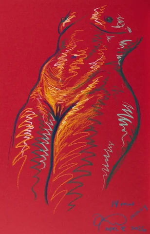 Standing figure, front view