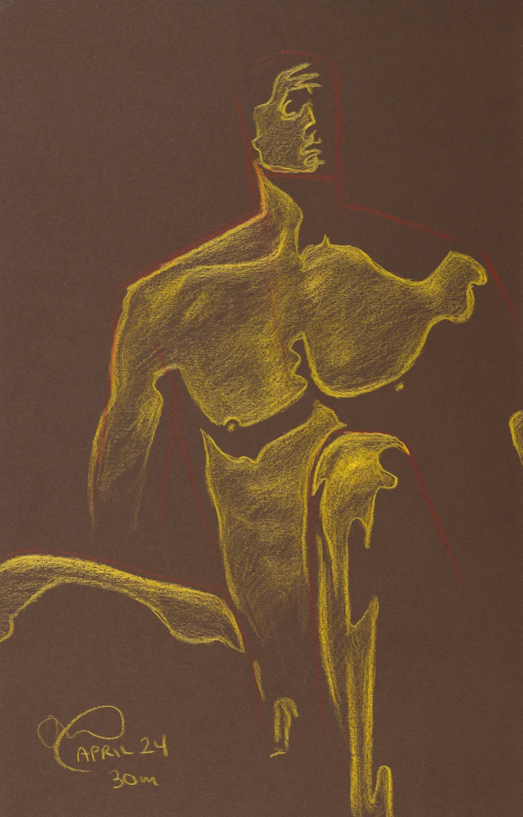 Standing figure, front view by Riley Adamson