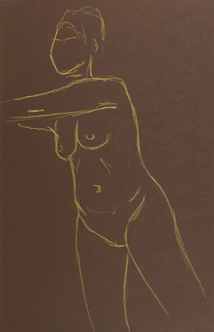 Standing figure, front view by Riley Adamson