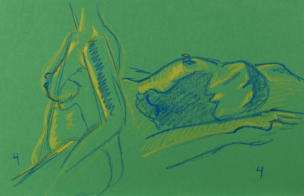 Gesture sheet by Riley Adamson