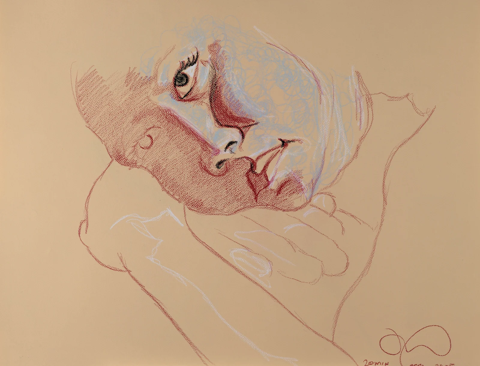 Figure drawing, front view by Riley Adamson