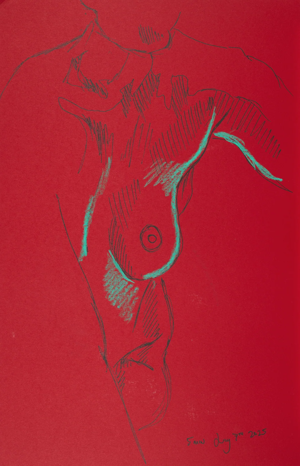 Standing figure, front view by Riley Adamson