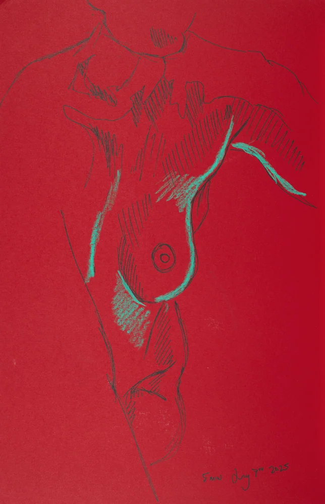 Standing figure, front view by Riley Adamson