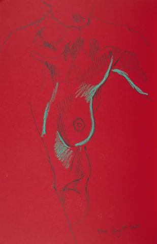 Standing figure, front view by Riley Adamson