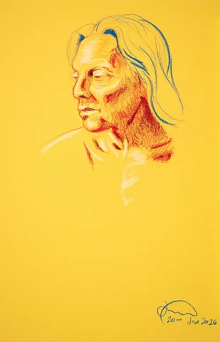 Figure drawing, side view