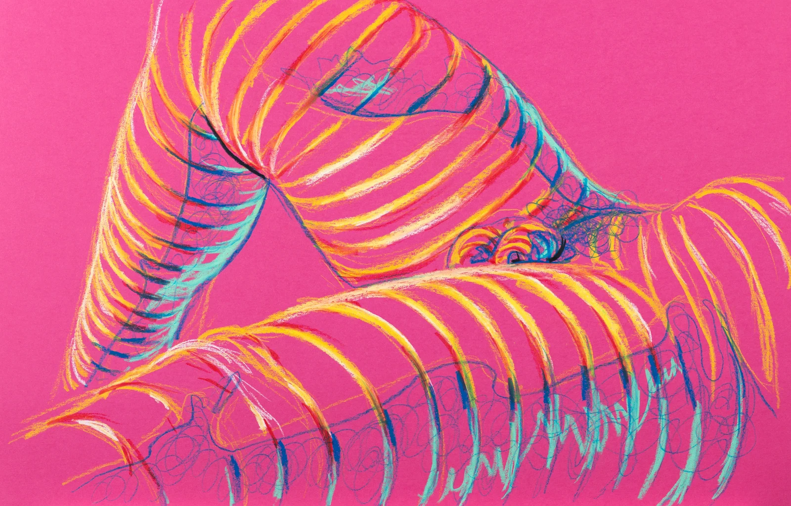Lying-supine figure, side view by Riley Adamson