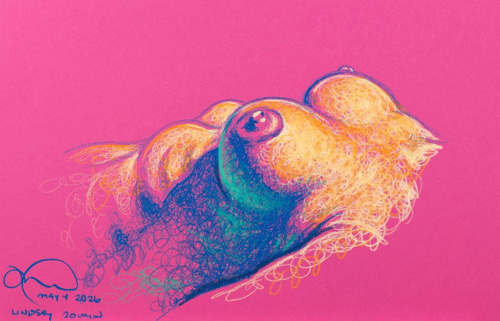 Lying-supine figure, side view by Riley Adamson