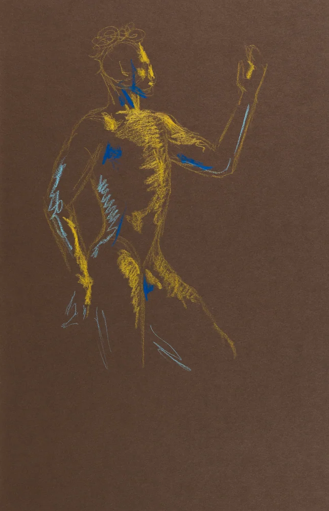 Figure drawing, front view by Riley Adamson