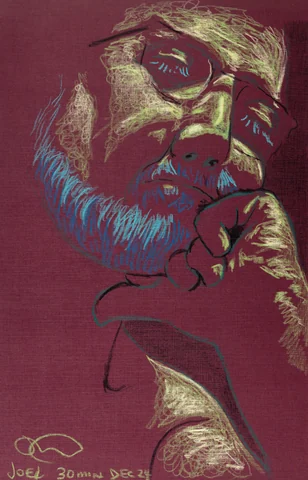 Seated portrait, front view