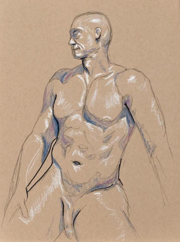 Standing figure, front view by Riley Adamson