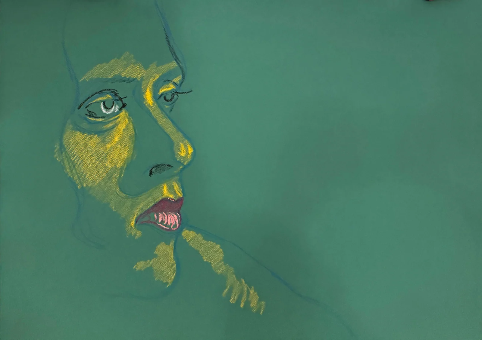 Portrait, side view by Riley Adamson