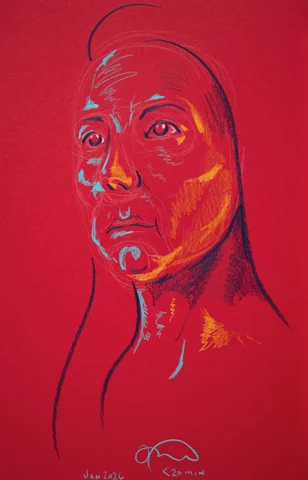 Figure drawing, side view