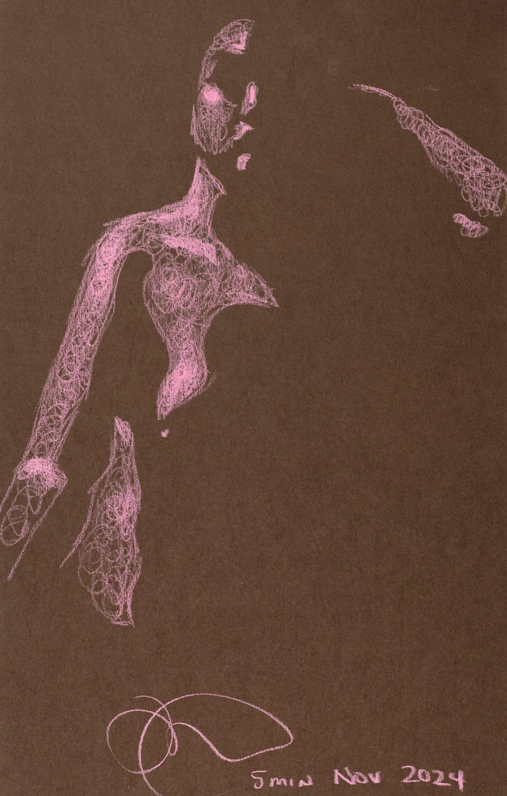 Standing figure, front view by Riley Adamson