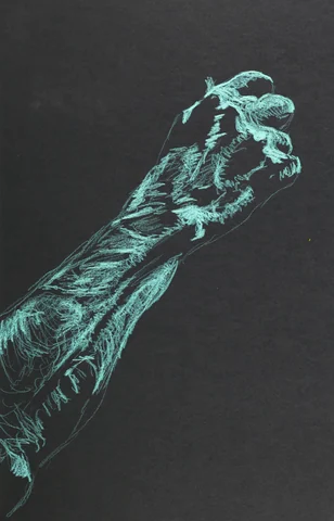 Seated figure, side view by Riley Adamson