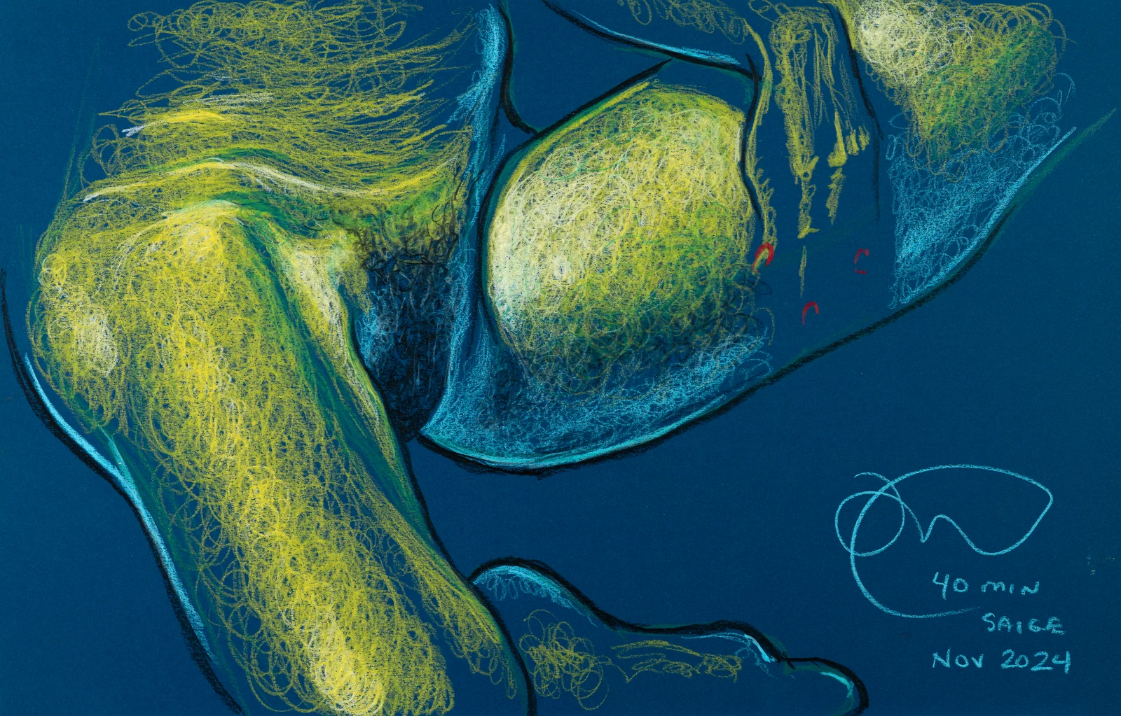 Figure drawing by Riley Adamson