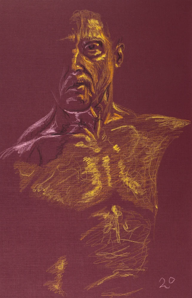 Figure drawing, front view by Riley Adamson