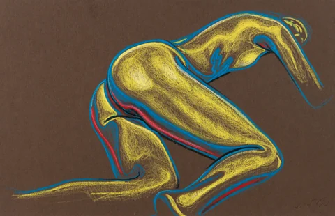 Lying-side figure, side view by Riley Adamson