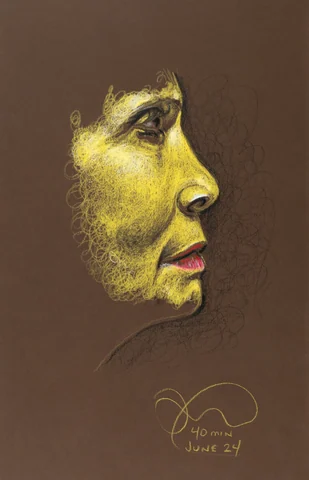 Figure drawing, side view