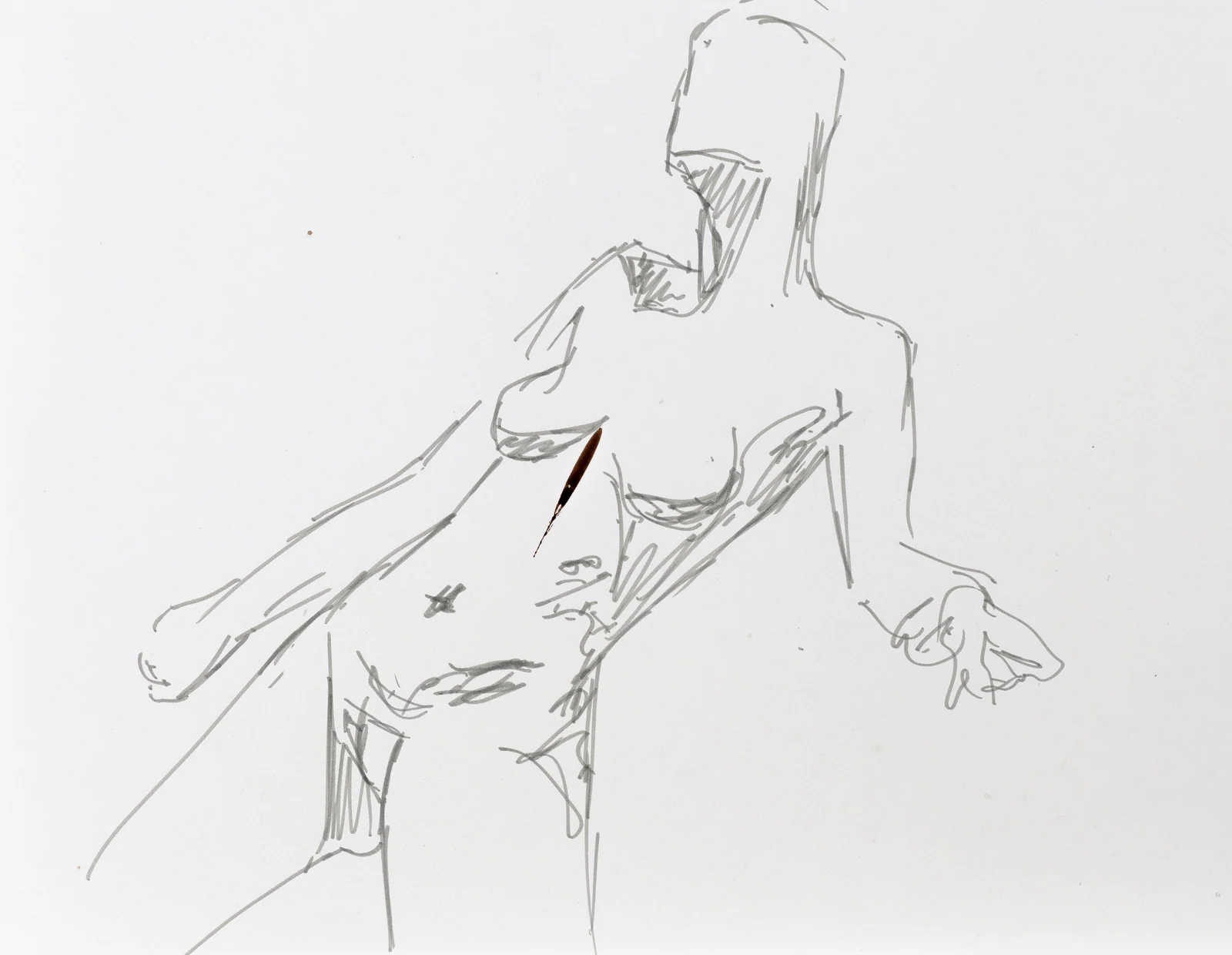 Standing figure, front view by Riley Adamson