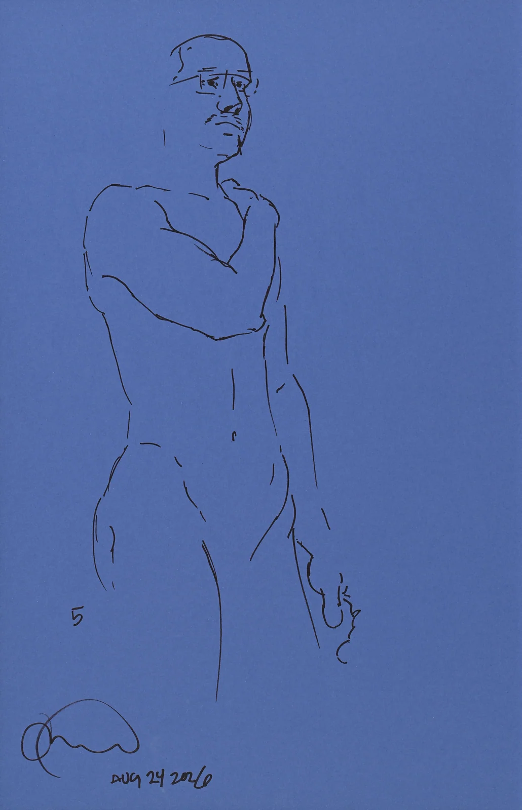 Lying-side figure, side view by Riley Adamson