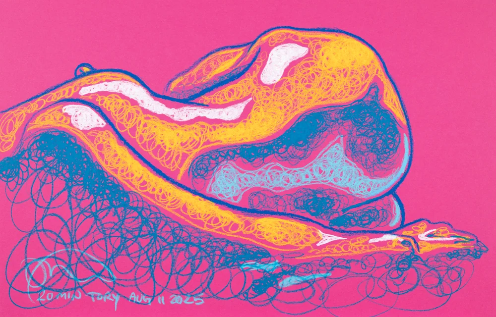 Lying-side figure by Riley Adamson
