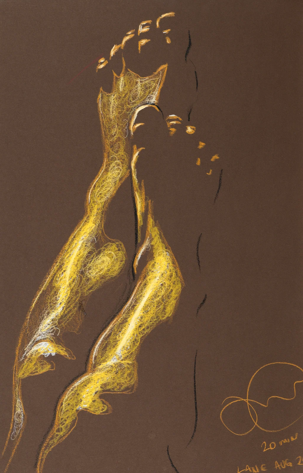 Lying-supine figure by Riley Adamson