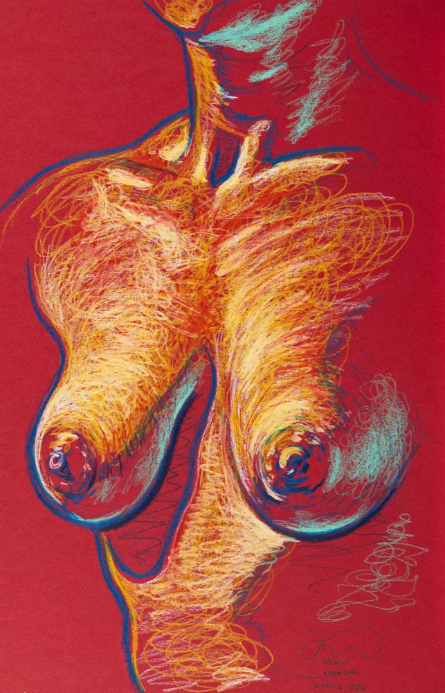 Figure drawing, front view by Riley Adamson