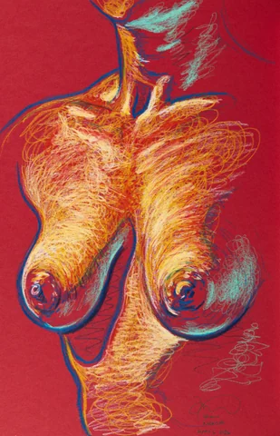 Figure drawing, front view by Riley Adamson