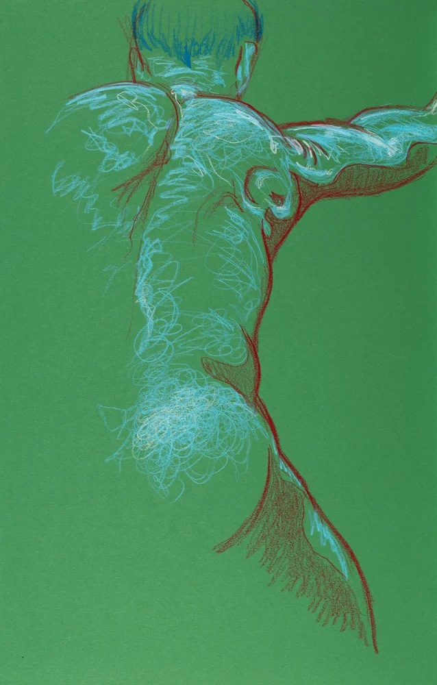 Standing figure, back view by Riley Adamson