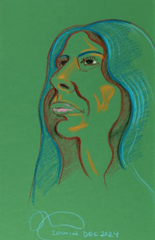 Portrait, front view