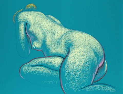 Lying-side figure, side view by Riley Adamson