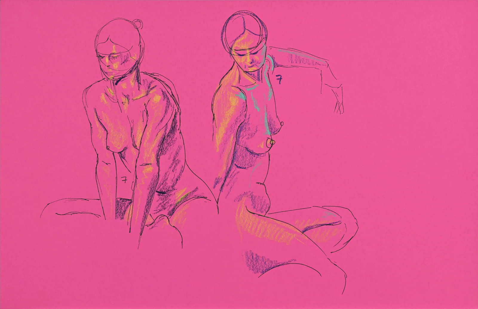 Figure drawing by Riley Adamson