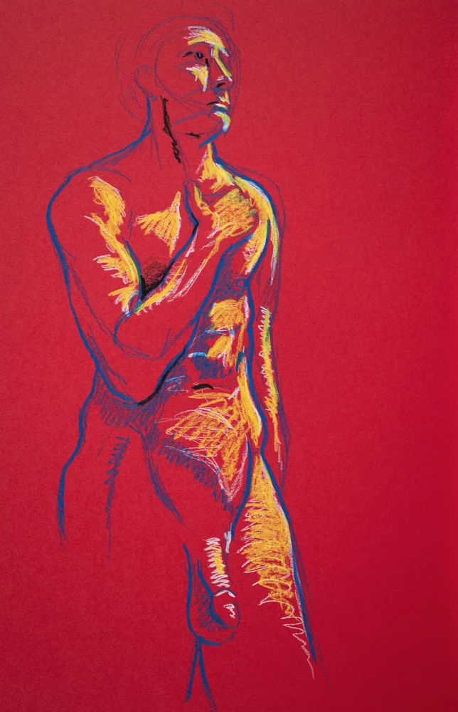 Standing figure, front view by Riley Adamson